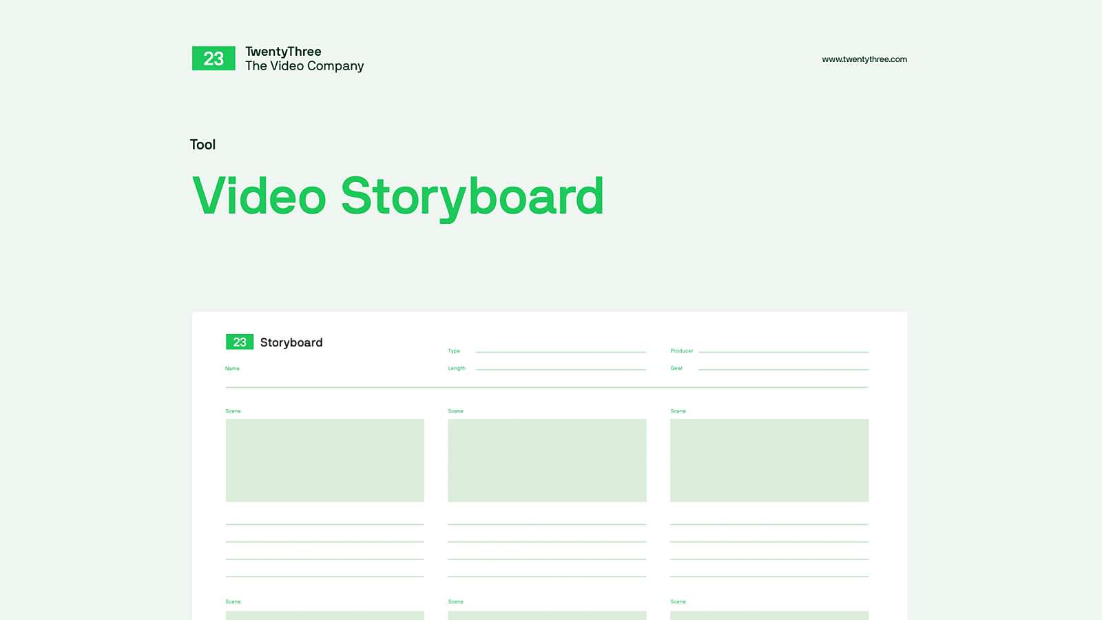 Video Storyboard